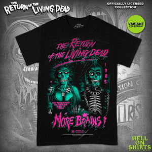 Zombie 85' Pink/Teal Tee Size S