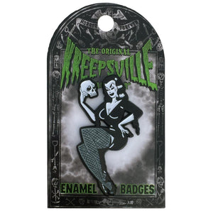 Vampira Enamel Pin