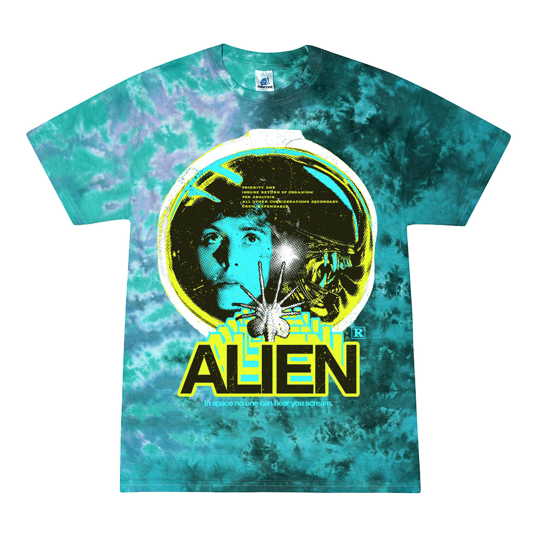 Alien Pastel Tie Dye Tee Size M