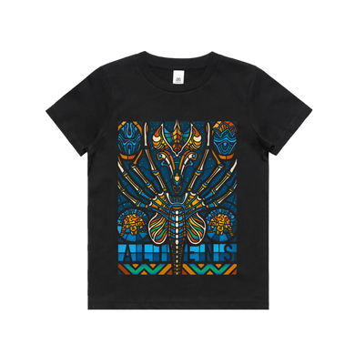 Aliens Stained Glass Kids Tee