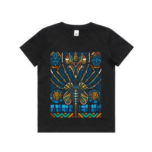 Aliens Stained Glass Kids Tee