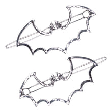 Load image into Gallery viewer, Bat Outline Hairclips