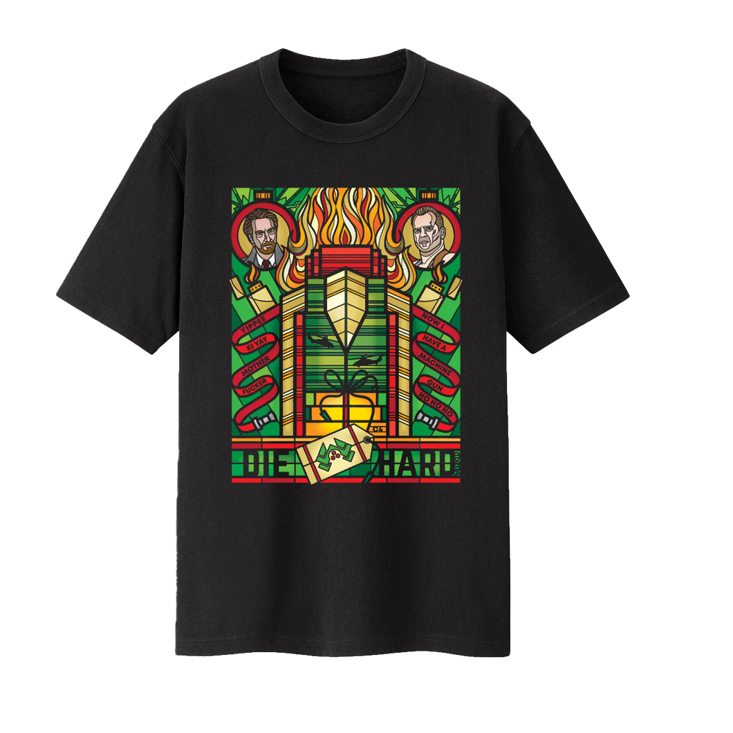 Die Hard Stained Glass Tee