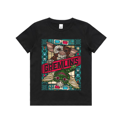 Gremlins Stained Glass Kids Tee