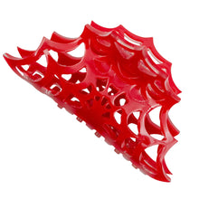 Load image into Gallery viewer, Spiderweb Hair Claw Red