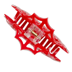Spiderweb Hair Claw Red
