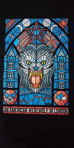 American Werewolf Stained Glass Tee