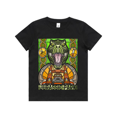 Jurassic Park Stained  Glass Kids Tee