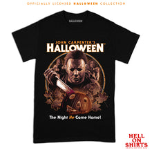 Load image into Gallery viewer, HalLoween He Came Home Tee Size S