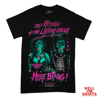 Zombie 85' Pink/Teal Tee Size S