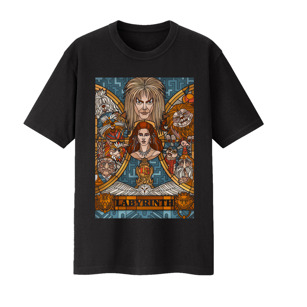 Labyrinth Stained Glass Tee
