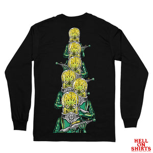 Mars Attacks Ack Invasion Long Sleeve Size S