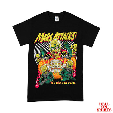 Mars Attacks Ack Invasion Tee Size S