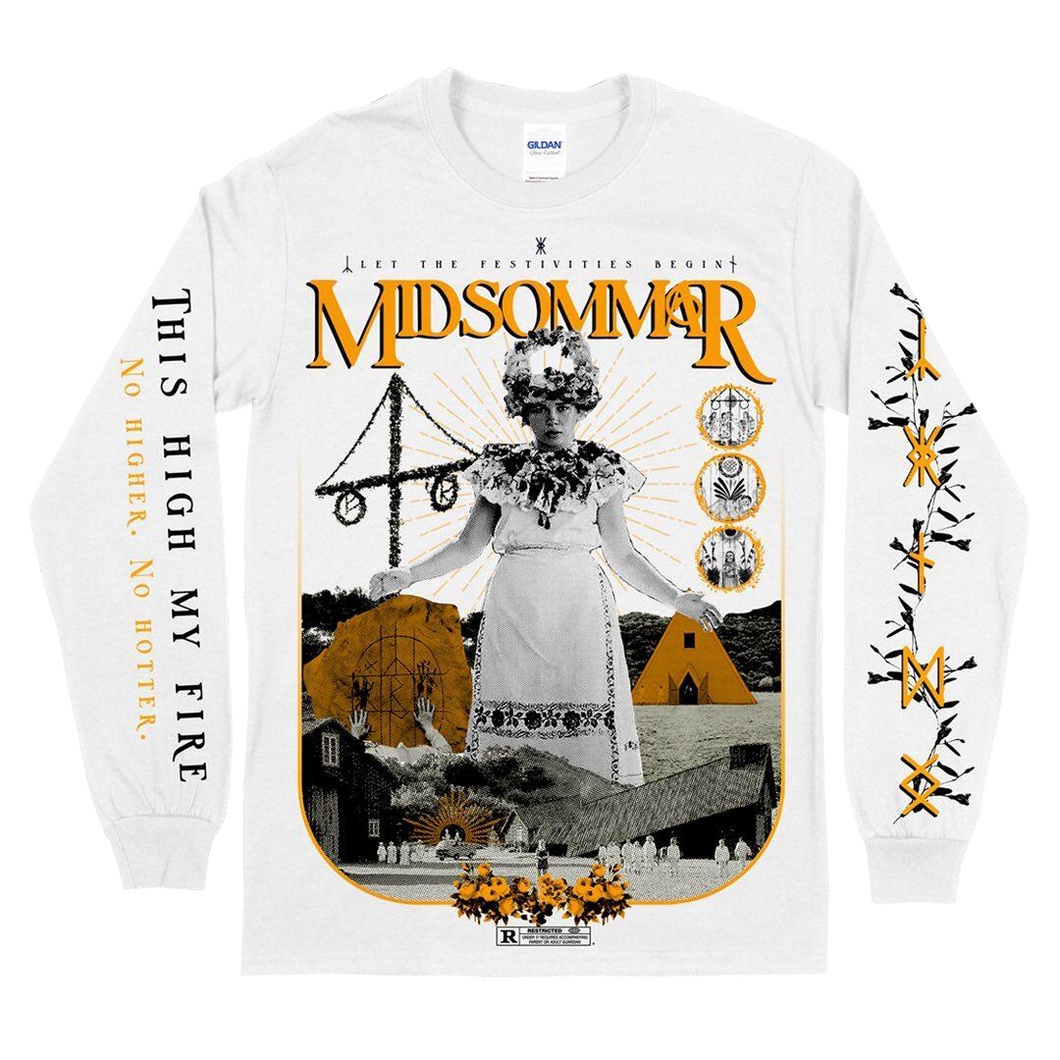 Midsommar 'Swedish Summer' Print Long Sleeve size XXL