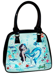 Martini Mermaids Trapezoid Handbag