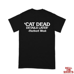 Sale Cat Dead Tee