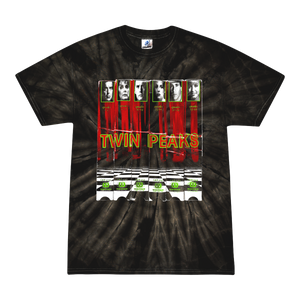 Twin Peaks VHS Tie Dye Stack Tee Size M