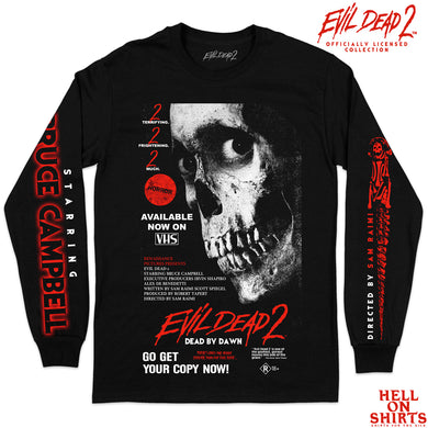 VHS Evil Dead Long Sleeve Size XXL