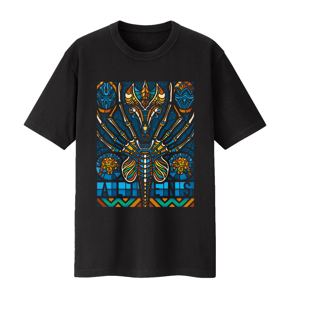 Aliens Stained Glass Tee