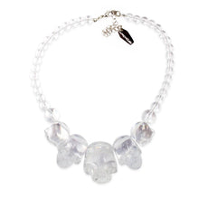 Load image into Gallery viewer, Skull Necklace Crystal Clear