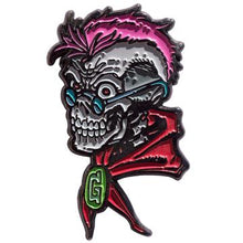 Load image into Gallery viewer, Goosebumps Curly Skull Enamel Pin