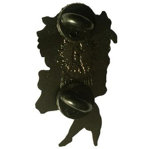Goosebumps Curly Skull Enamel Pin
