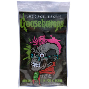 Goosebumps Curly Luggage Tag