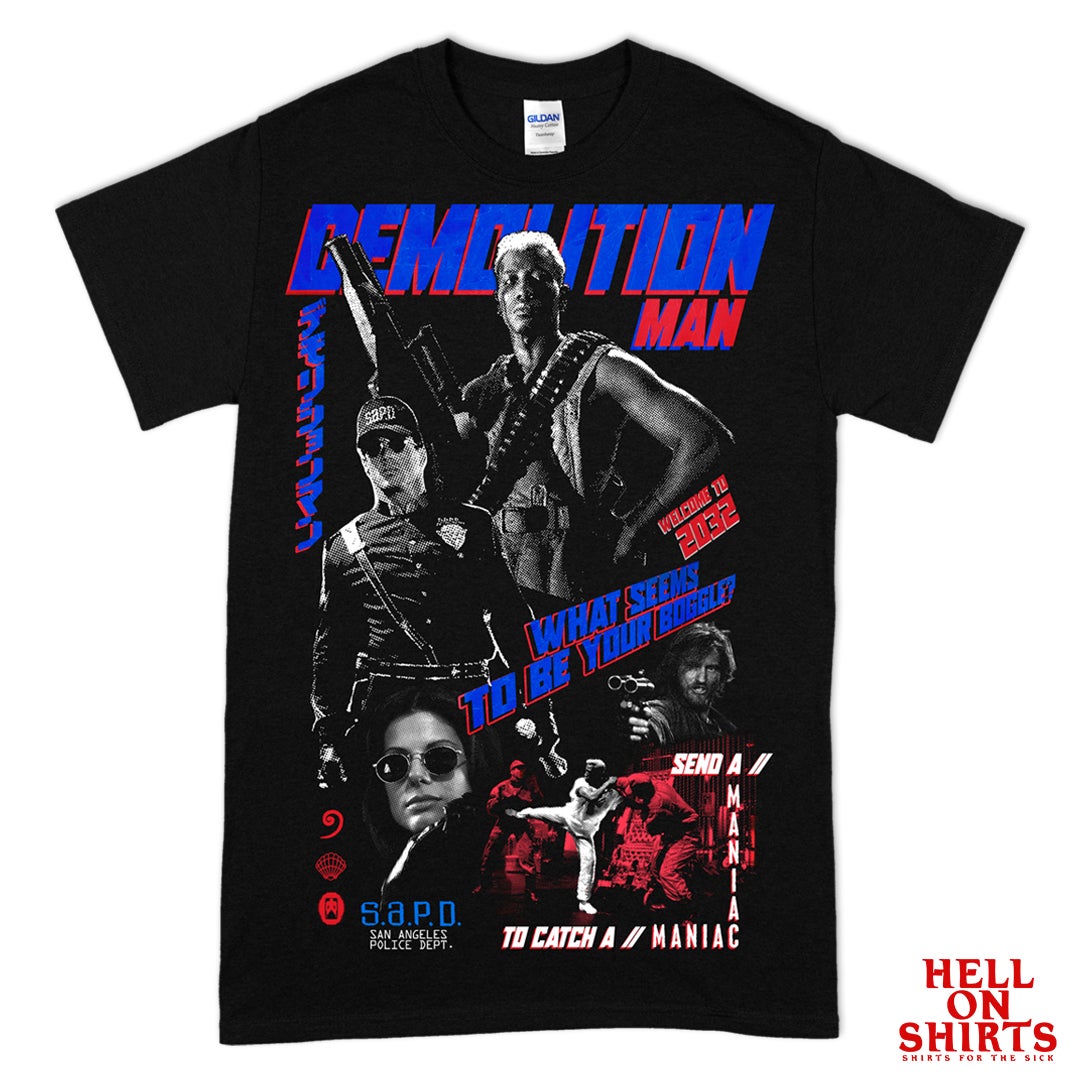 Sale Demolition Man Tee – Tees From The Crypt