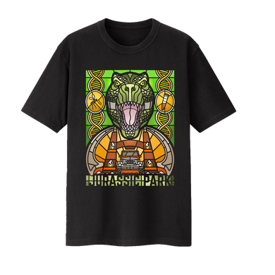 Jurassic Park Stained Glass Tee