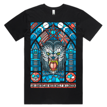 Load image into Gallery viewer, American Werewolf Stained Glass Tee